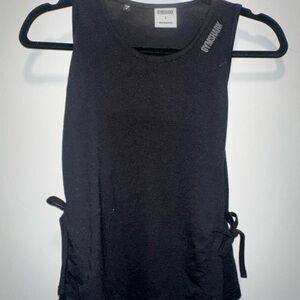 Gymshark Women's Sleek Black Tank Top